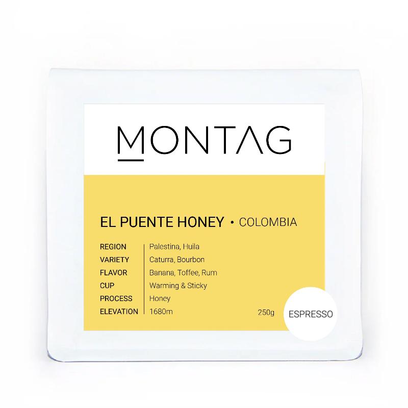 El Puente Honey Kolombia Espresso Kahve - Montag Coffee